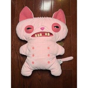 18” Fuggler BIGG FUGG Wrinkle McStinkles Hairless Cat Pink Plush